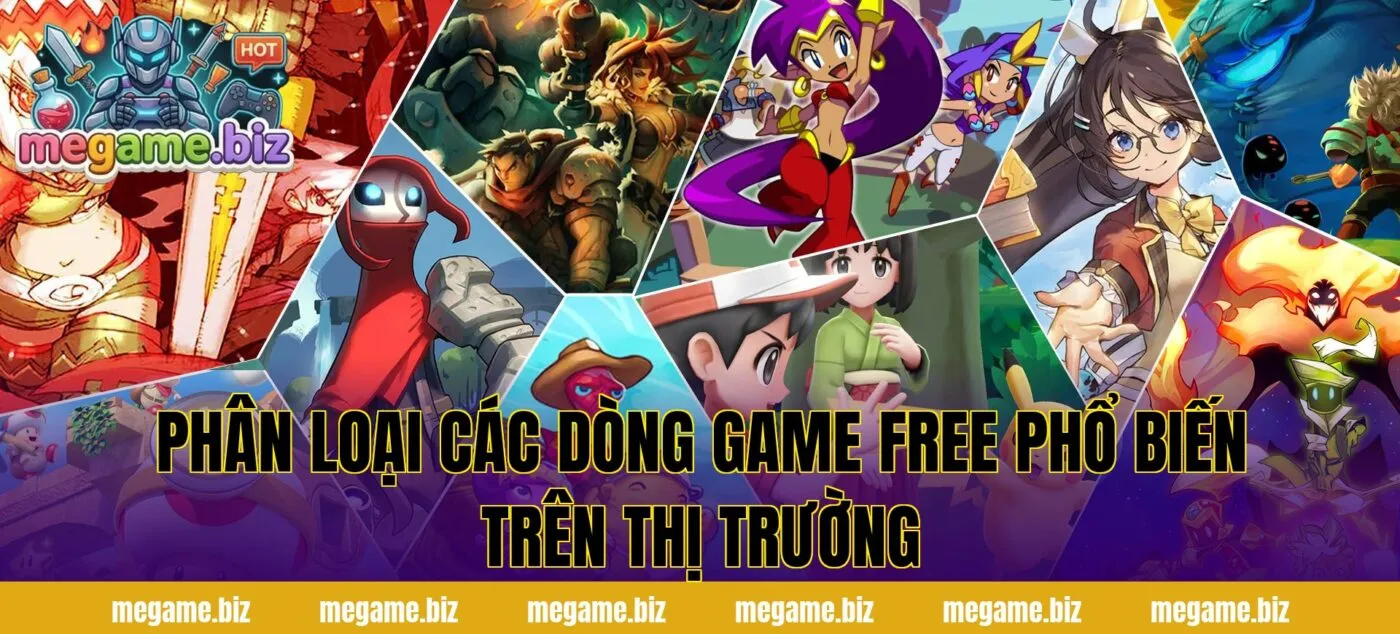 Phân loại các dòng game free phổ biến trên thị trường