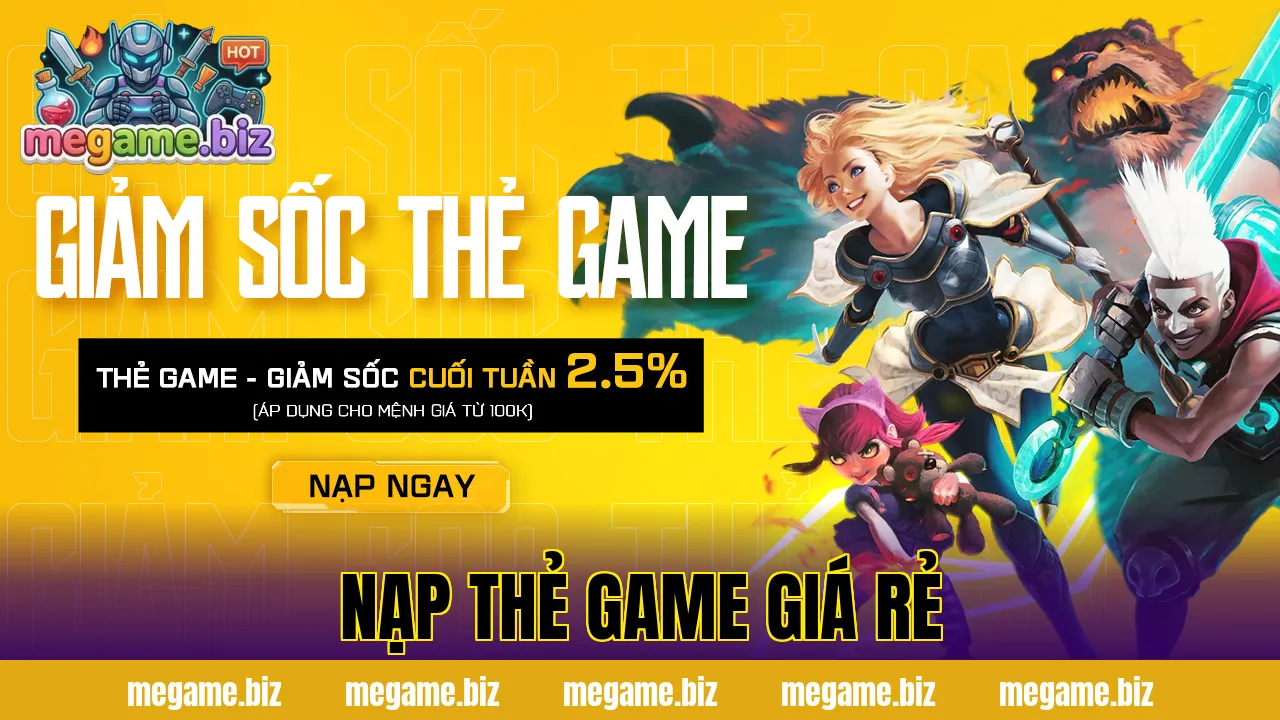 Nạp Thẻ Game Giá Rẻ