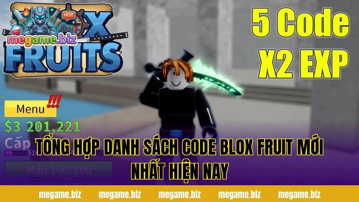 Tổng hợp danh sách code Blox Fruit mới nhất hiện nay