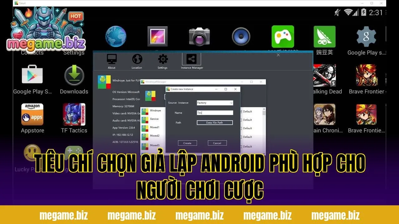 Tiêu chí chọn giả lập Android phù hợp cho người chơi cược
