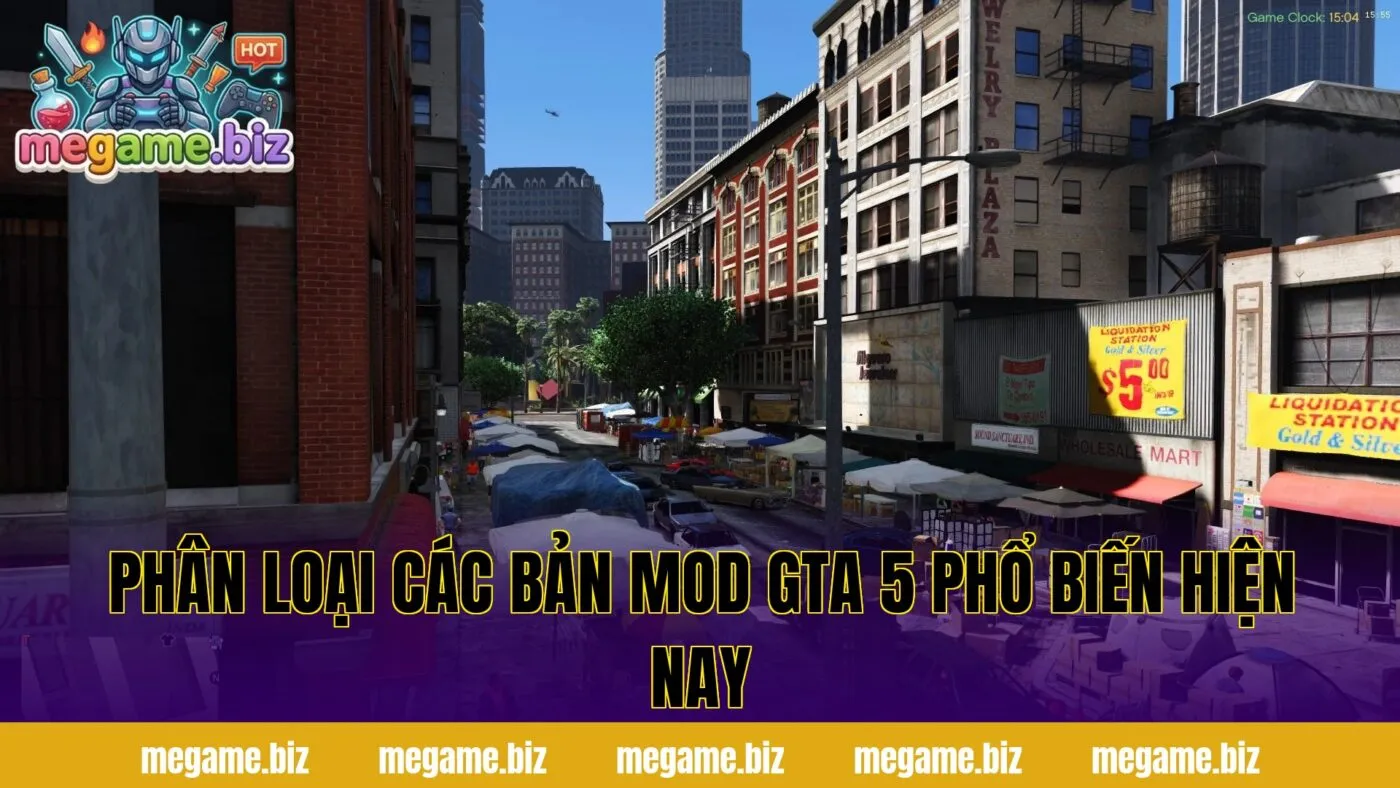 Phân loại các bản mod GTA 5 phổ biến hiện nay