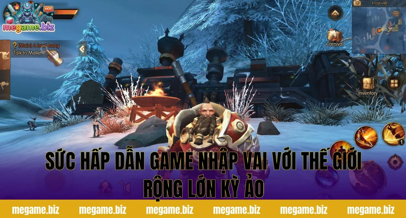 Sức hấp dẫn game nhập vai với thế giới rộng lớn kỳ ảo